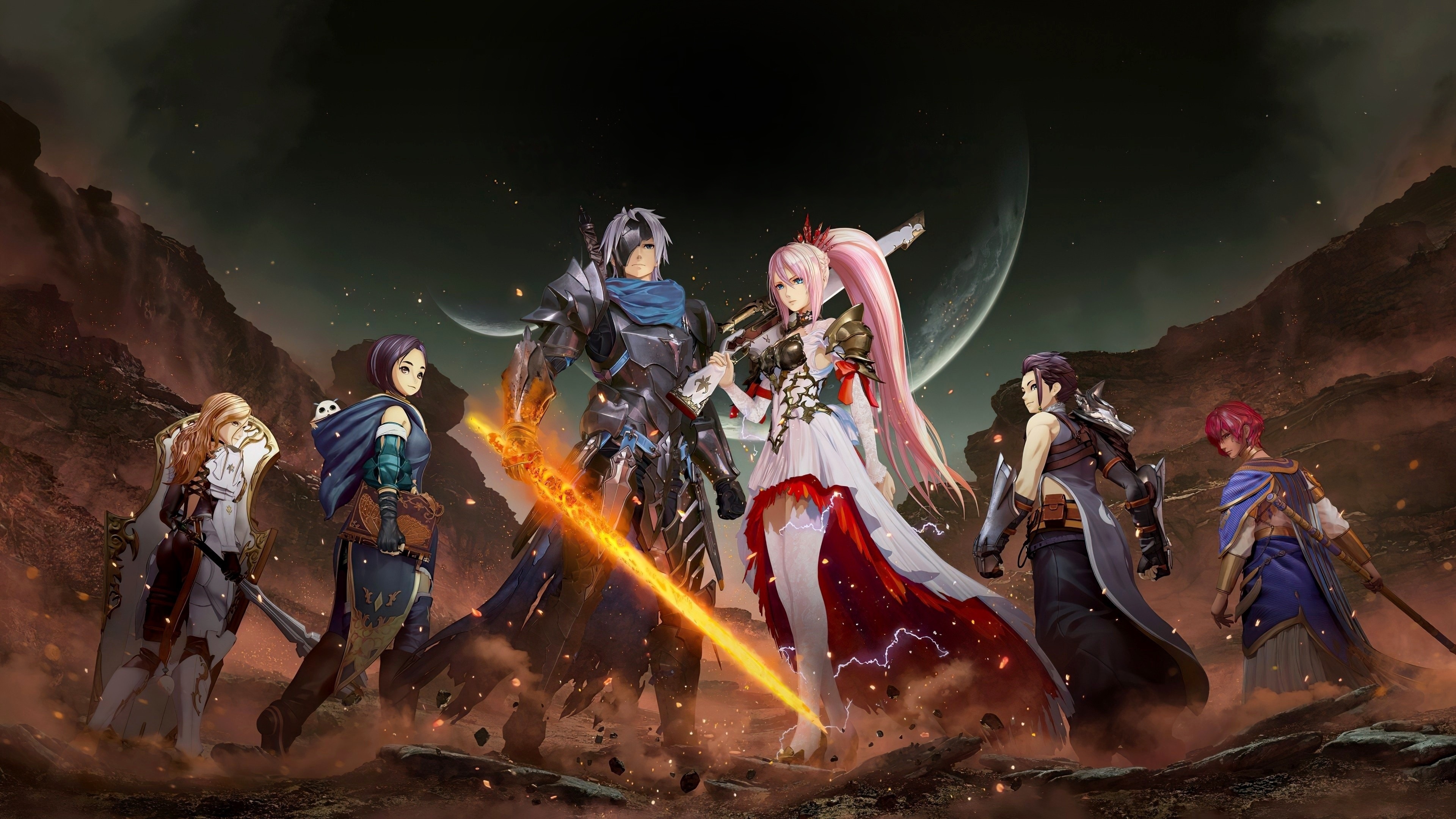 Download wallpaper game, anime, jrpg, Tales of Arise, Bandai Namco, section  games in resolution 3840x2160