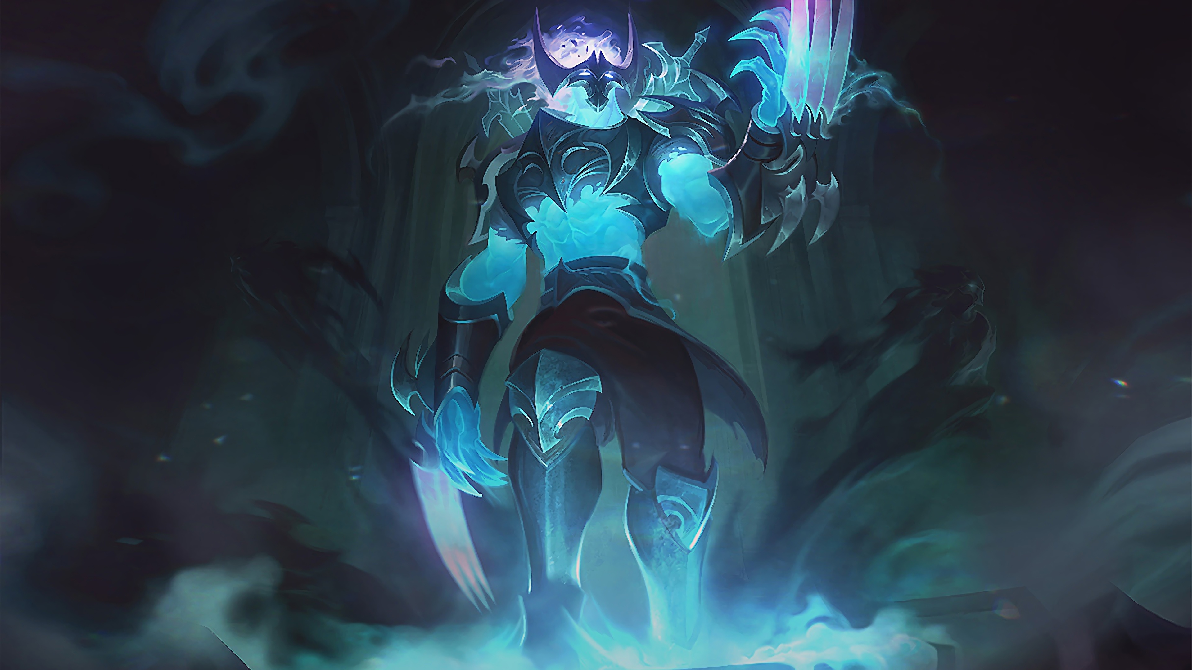 Wallpaper Shadows, Killer, Assassin, League of Legends, Ninja, Shadows,  LOL, League Of Legends for mobile and desktop, section игры, resolution  3840x2160 - download