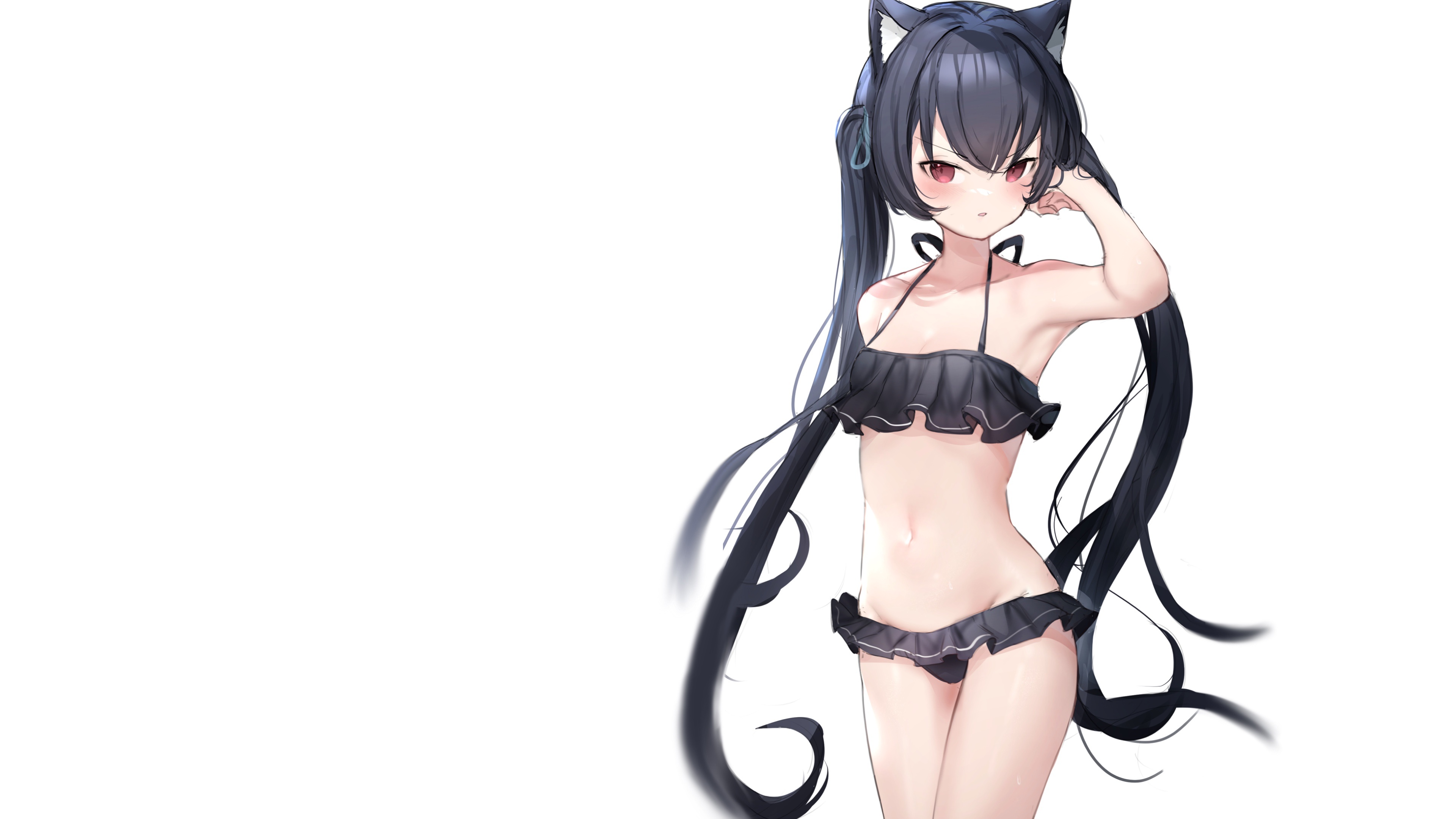 Wallpaper kawaii, girl, sexy, anime, babe, cute, bikini, petite for mobile  and desktop, section сёнэн, resolution 3840x2160 - download