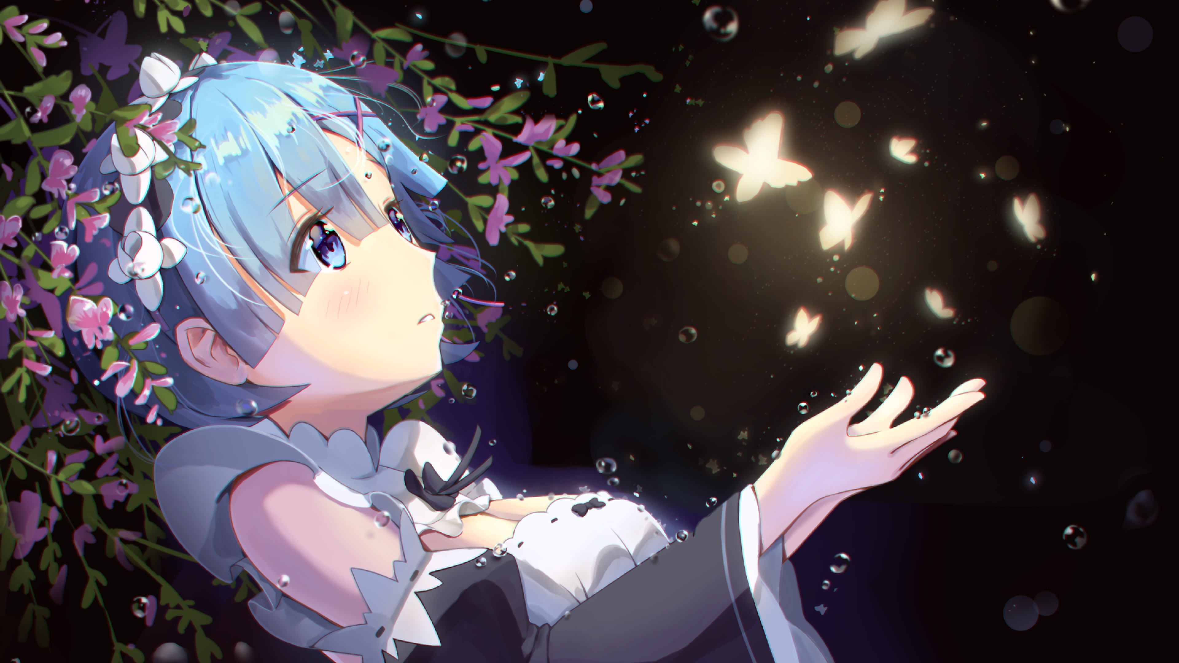 Re zero on sale rem wallpaper