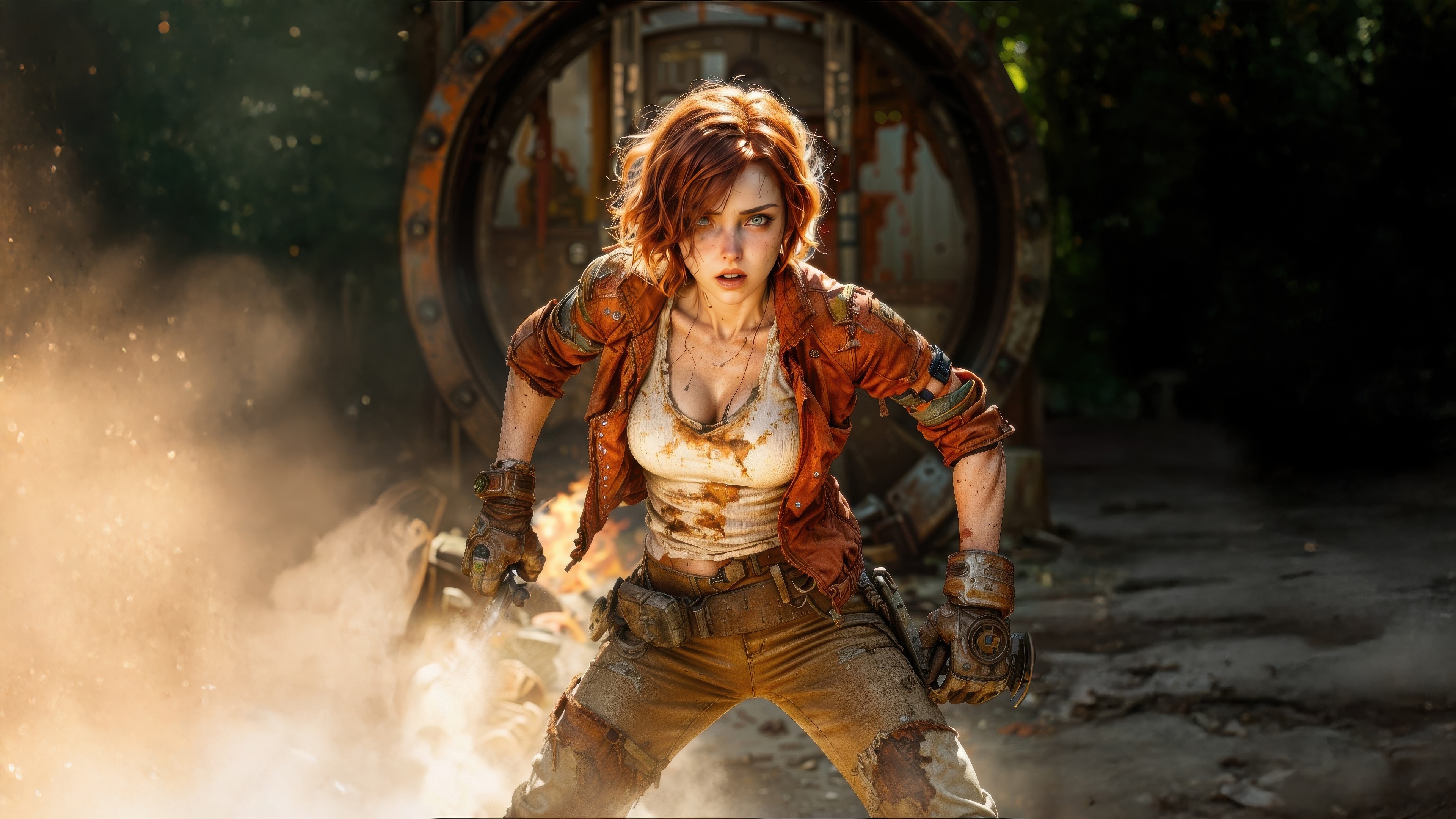Fallout Cait Fondo De Pantalla De Cait Fallout 4 Cait Makeover At Fallout 4 Nexus