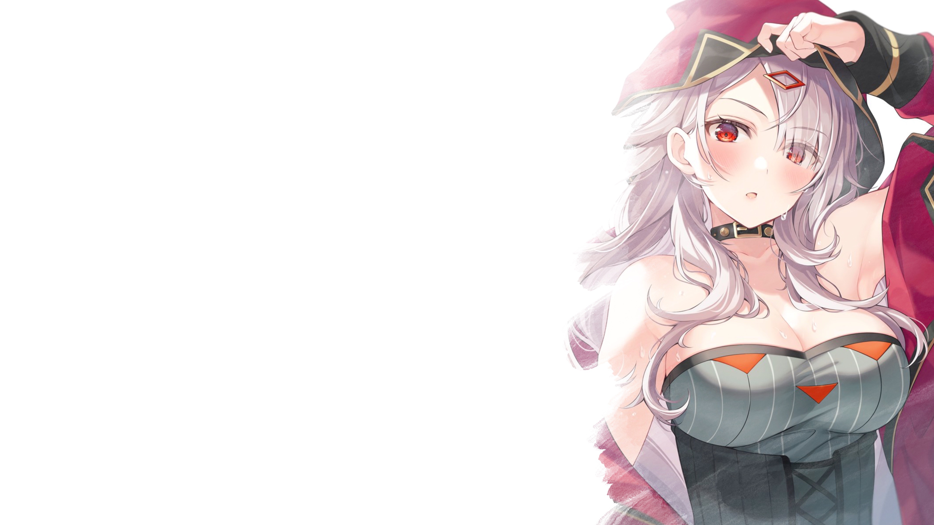 Download wallpaper kawaii, girl, boobs, anime, big boobs, babe, cute,  oppai, section seinen in resolution 3840x2160