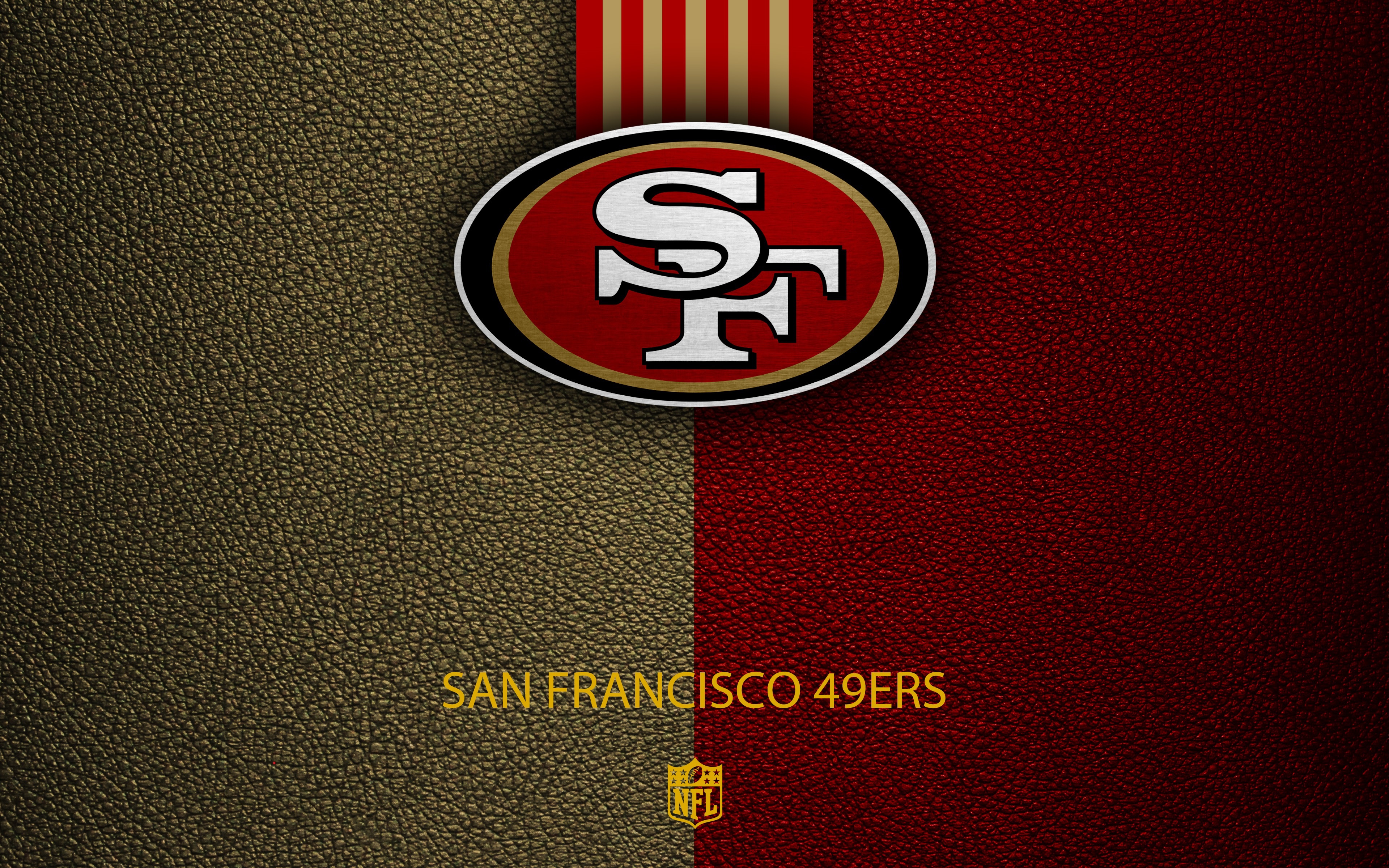 Wallpaper wallpaper, sport, logo, NFL, San Francisco 49ers for mobile and  desktop, section спорт, resolution 3840x2400 - download