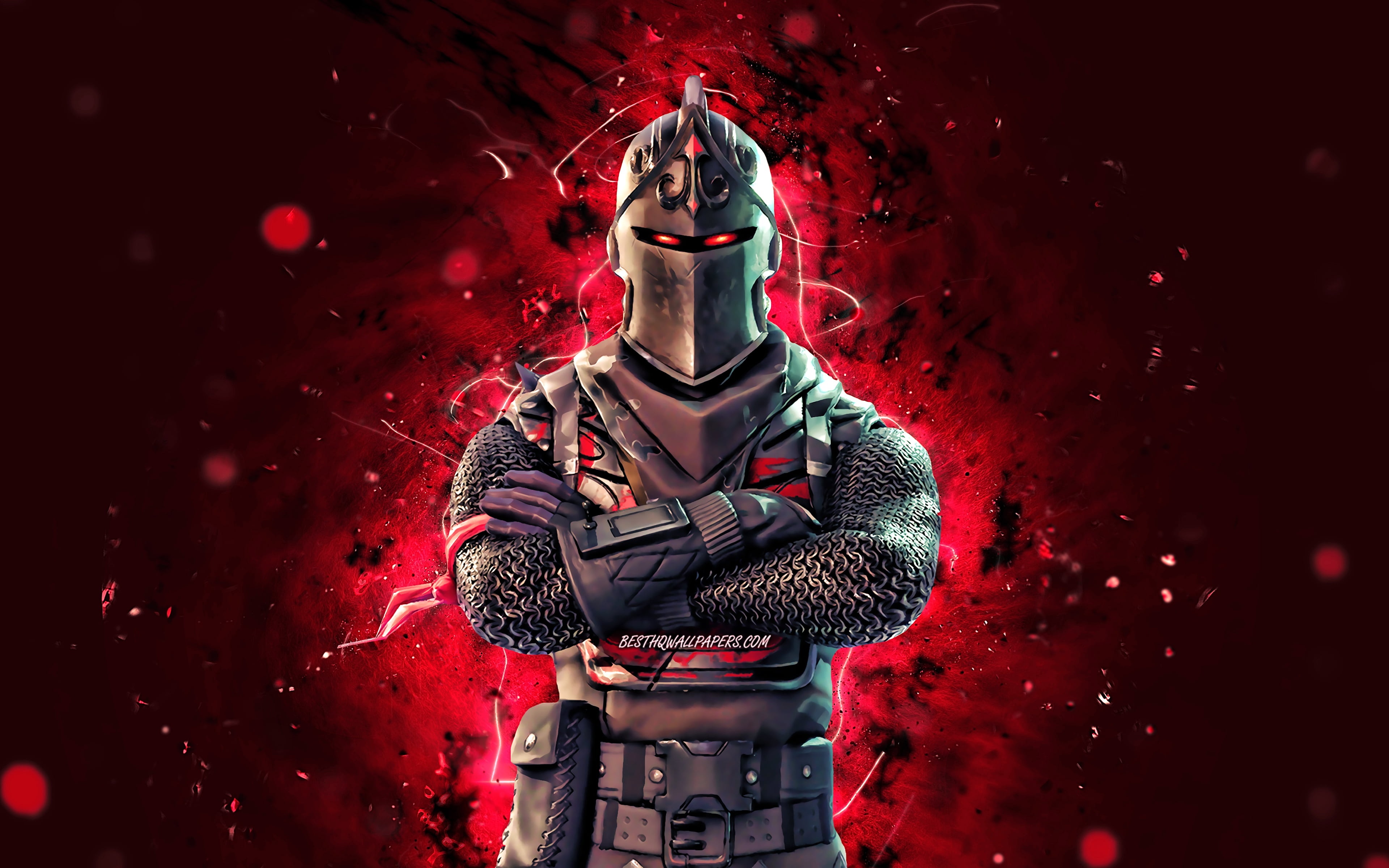 Wallpaper Fortnite, Fortnite Battle Royale, Black Knight Fortnite, Black Knight  red neon lights, Black Knight Skin, Fortnite characters, 2020 games for  mobile and desktop, section игры, resolution 3840x2400 - download