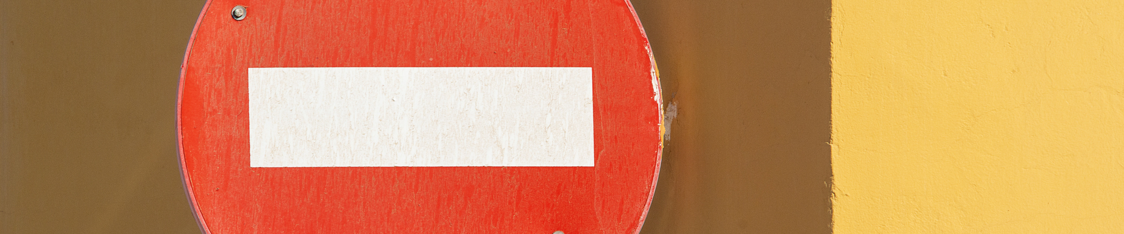 Download wallpaper minimalism, traffic sign, No entry, section