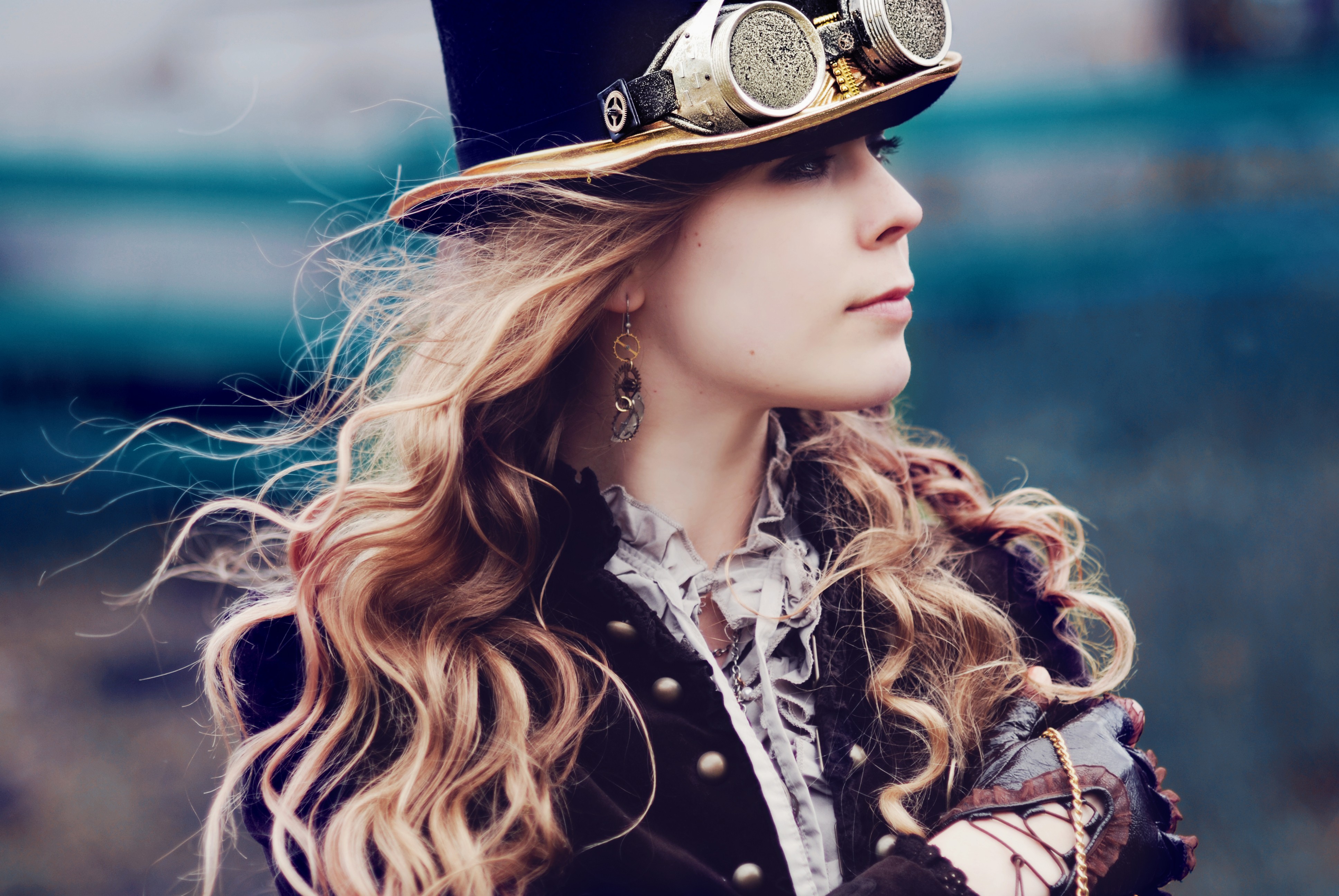 Стимпанк девушка. Викторианская эпоха стимпанк. Стимпанк гогглы и шляпа.