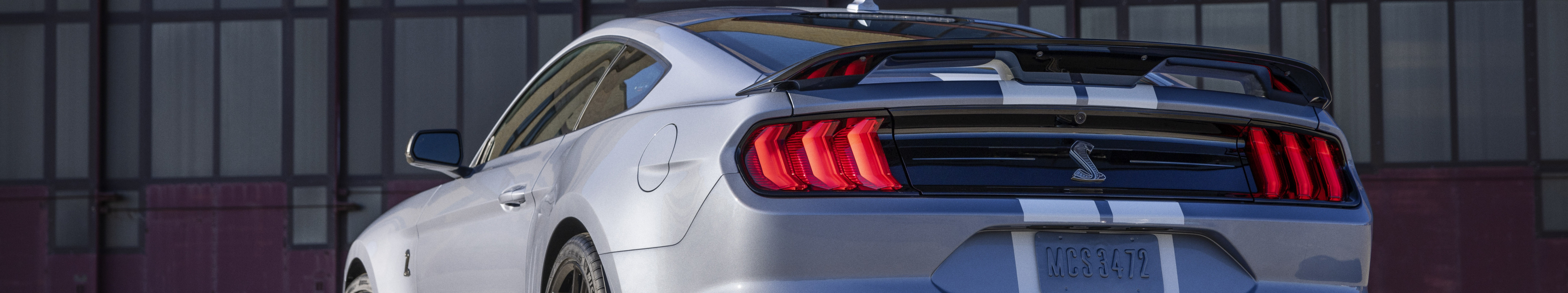 Download Wallpaper Mustang Ford Shelby Gt Ford Mustang Shelby Rear View Section Ford