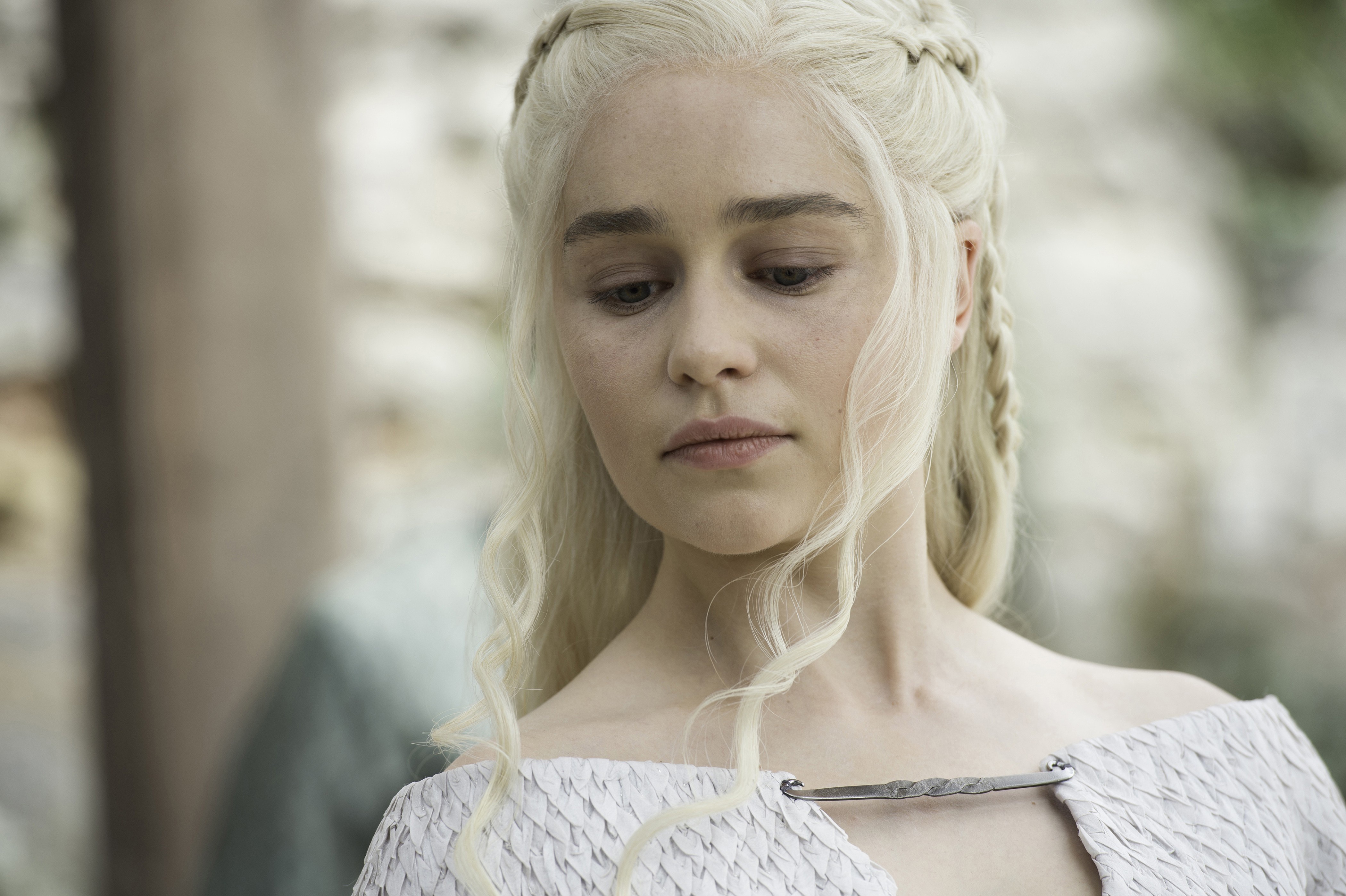 Wallpaper face, A Song of Ice and Fire, Game of Thrones, blonde, queen,  Emilia Clarke, Daenerys Targaryen, season 7 for mobile and desktop, section  фильмы, resolution 4200x2796 - download