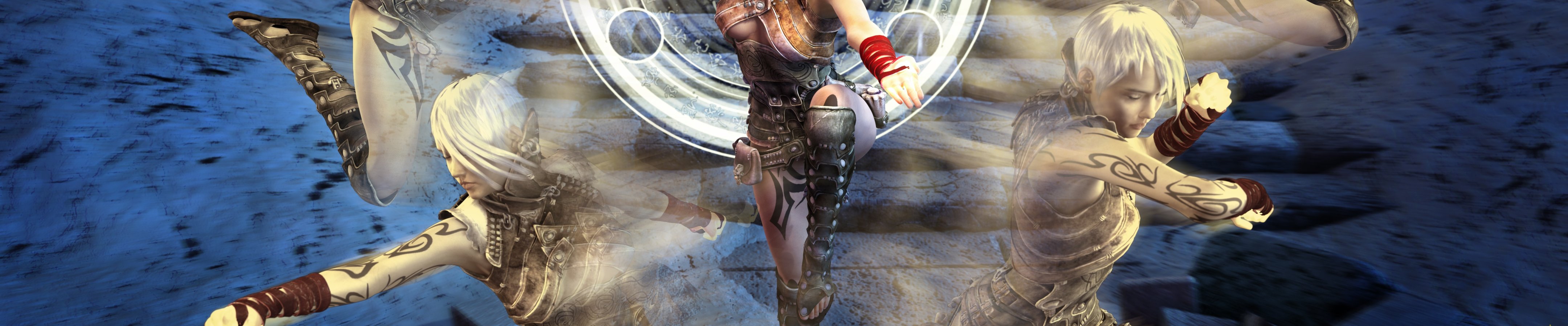 Download wallpaper girl, pose, armor, Diablo, rendering, fanart, monk ...