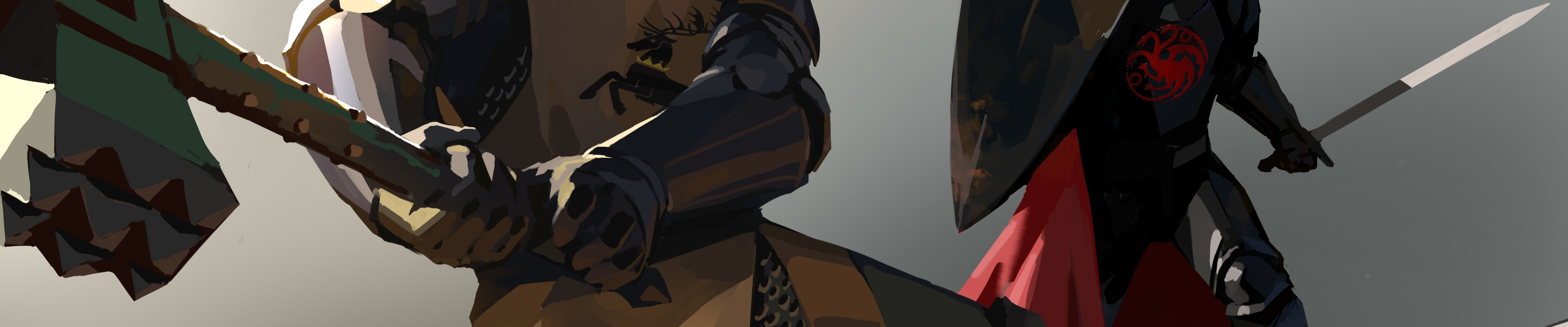 Download wallpaper axe, sword, armor, Game of thrones, Targaryen