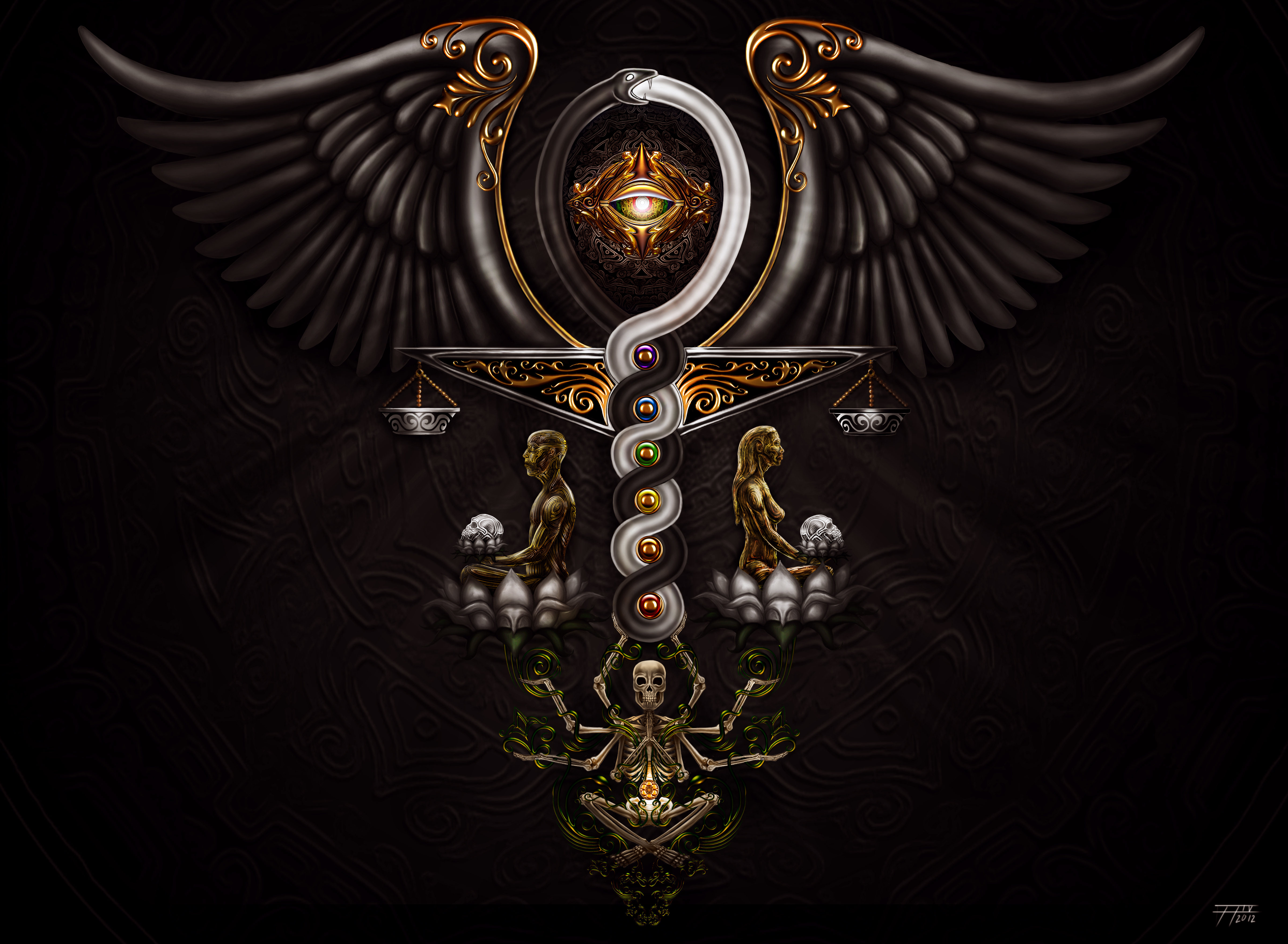 Caduceus Medical Symbol Wallpapers Desktop Background