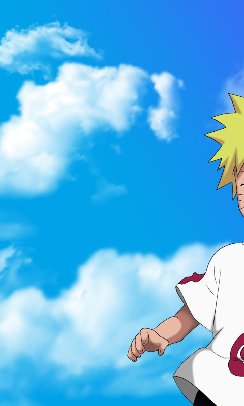 Naruto pequeno em vista do céu  Мультипликационные иллютрации