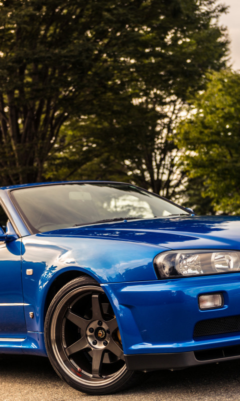 Nissan Skyline GTR r34 Blue