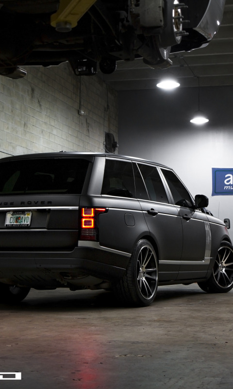 Джип range Rover черный