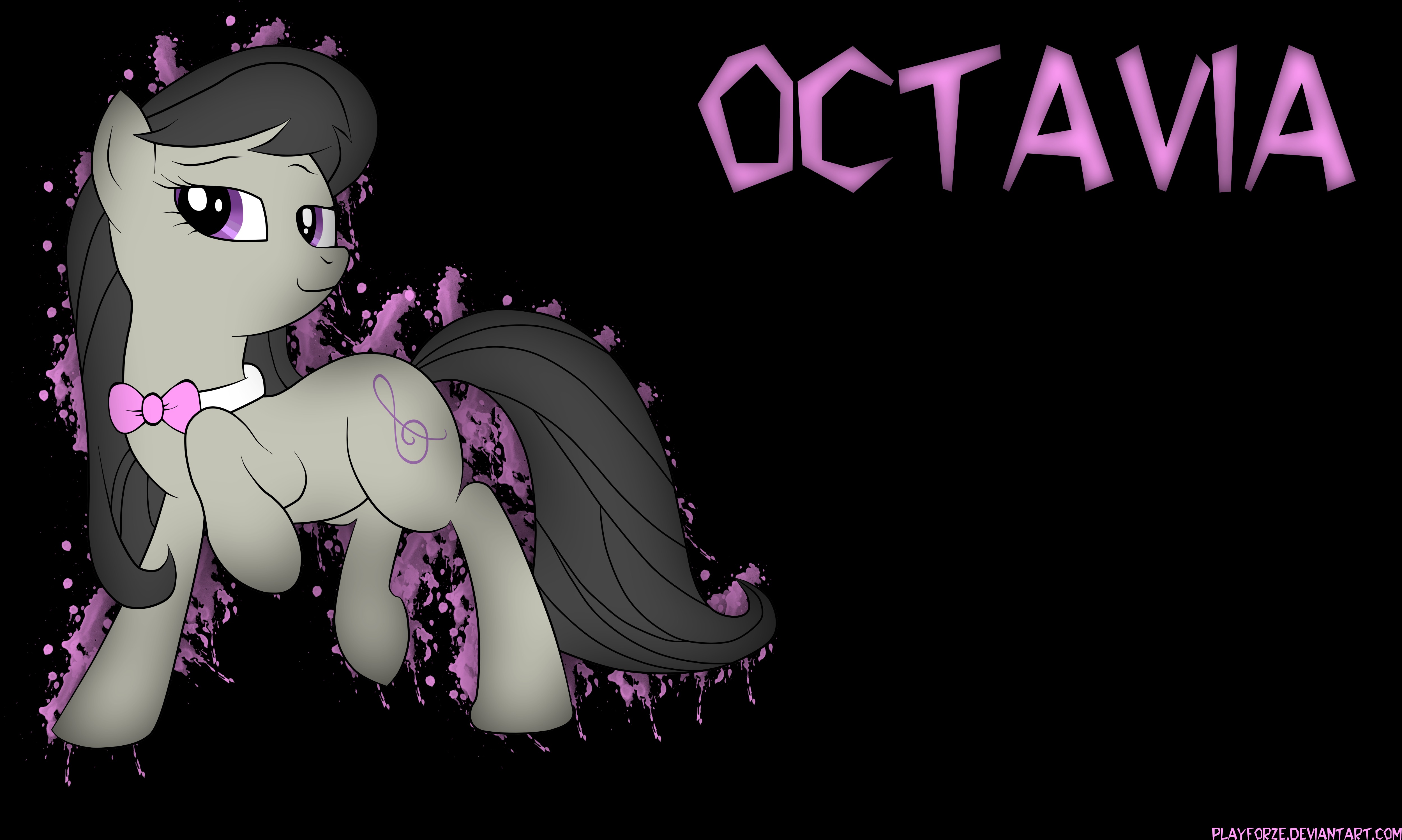 Wallpaper my little pony, friendship is magic, Octavia for mobile and  desktop, section фильмы, resolution 5000x3000 - download