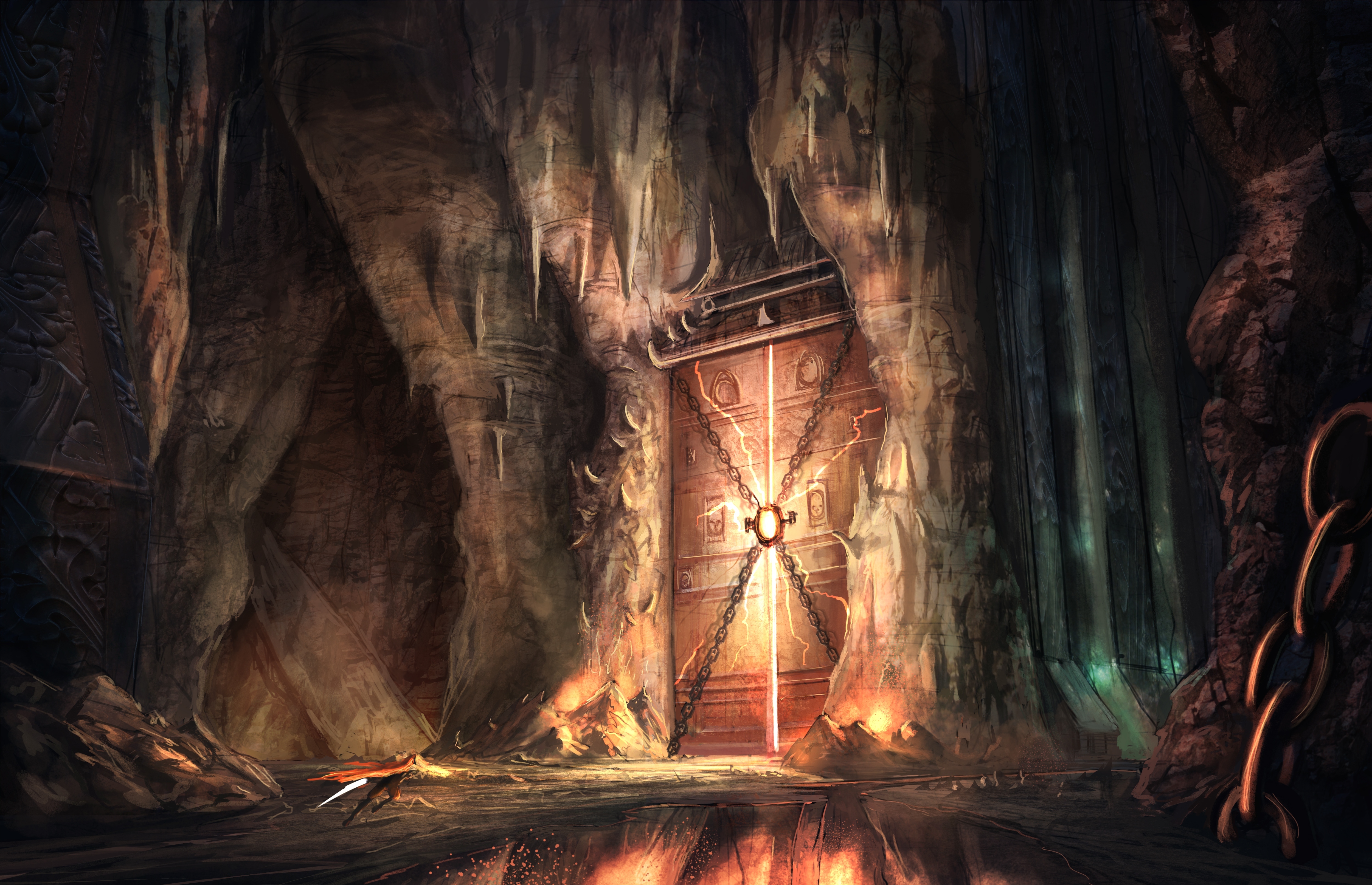 Врата в древний мир. Врата Хельхейма. Врата дварфов. Пещера врата ада.