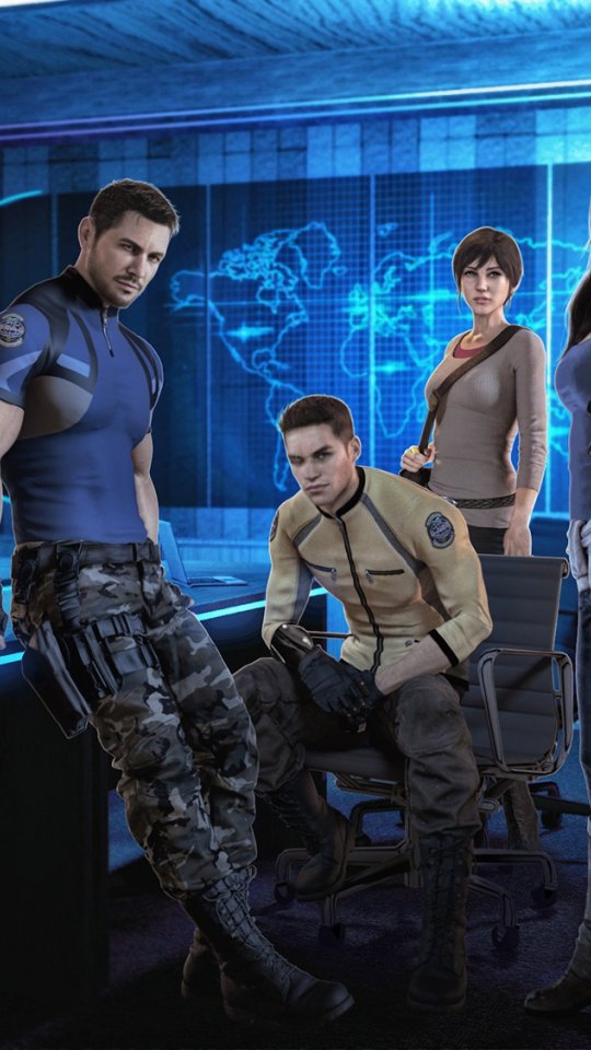 Download wallpaper Resident Evil, Capcom, Jill Valentine, Chris ...