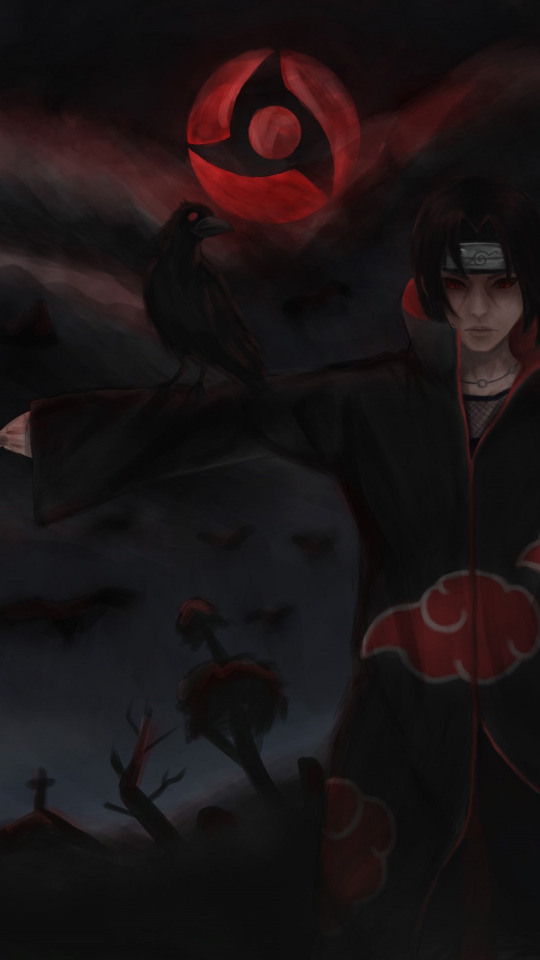 Download wallpaper Uchiha Itachi, NARUTO, Mangekyou Sharingan, Pixiv ...