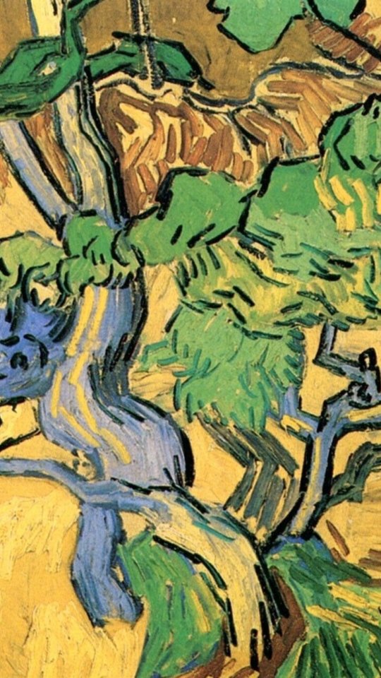 Tree With Roots Painting Download wallpaper Tree Roots, and Trunks, Vincent van Gogh, section ...