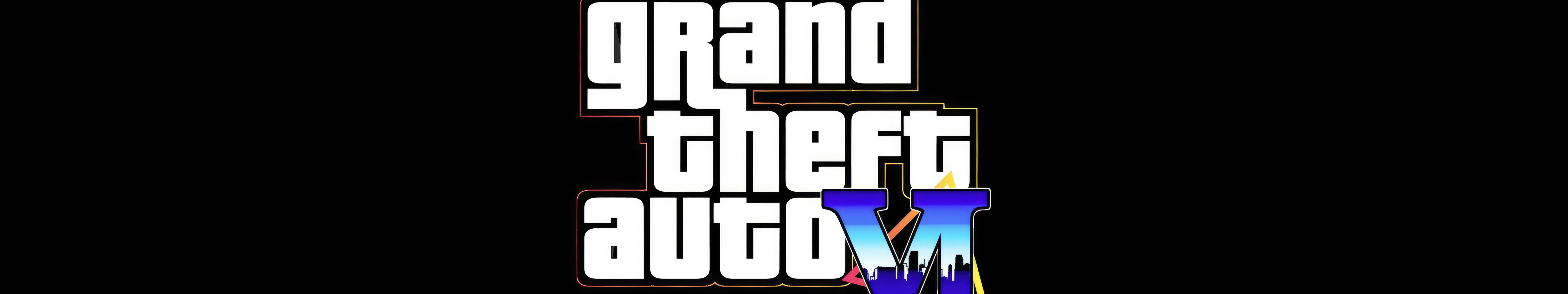 Download wallpaper logo, logo, GTA 6, GTA VI, Grand Theft Auto VI, GTA ...