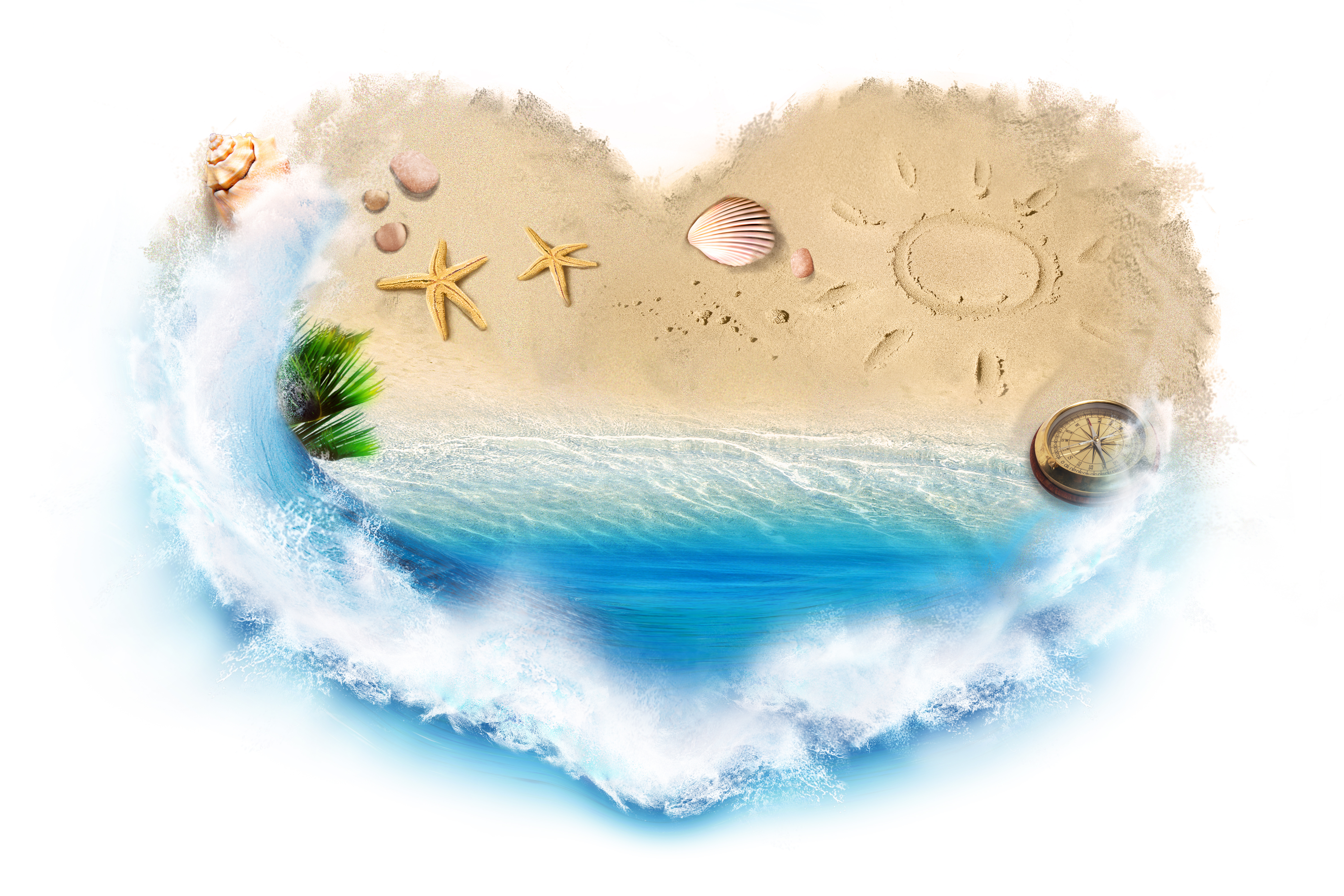Желаю океана любви. Открытка море. Клипарт море на прозрачном фоне. Море песок. Море на белом фоне.
