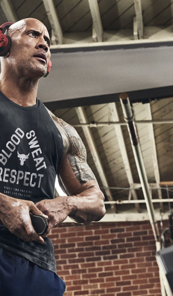 Download wallpaper Dwayne Johnson Dwayne Johnson Under Armour