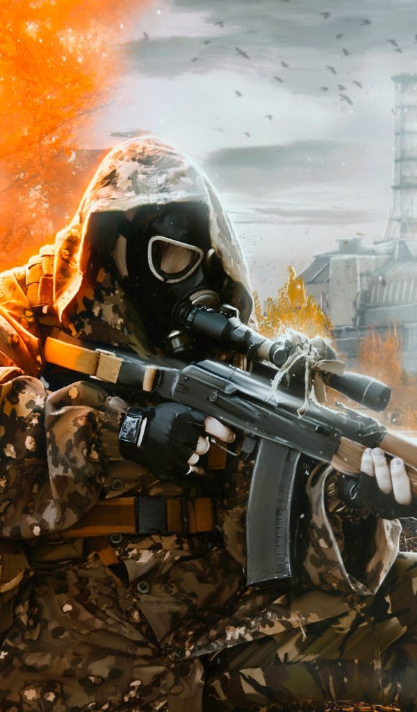 Stalker Machine Download wallpaper art, machine, Stalker, Stalker, Chernobyl, art, S. T ...