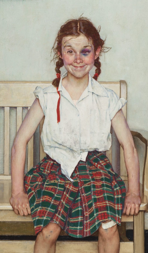 Download wallpaper 1953, Norman Rockwell, Norman Rockwell, The Young ...