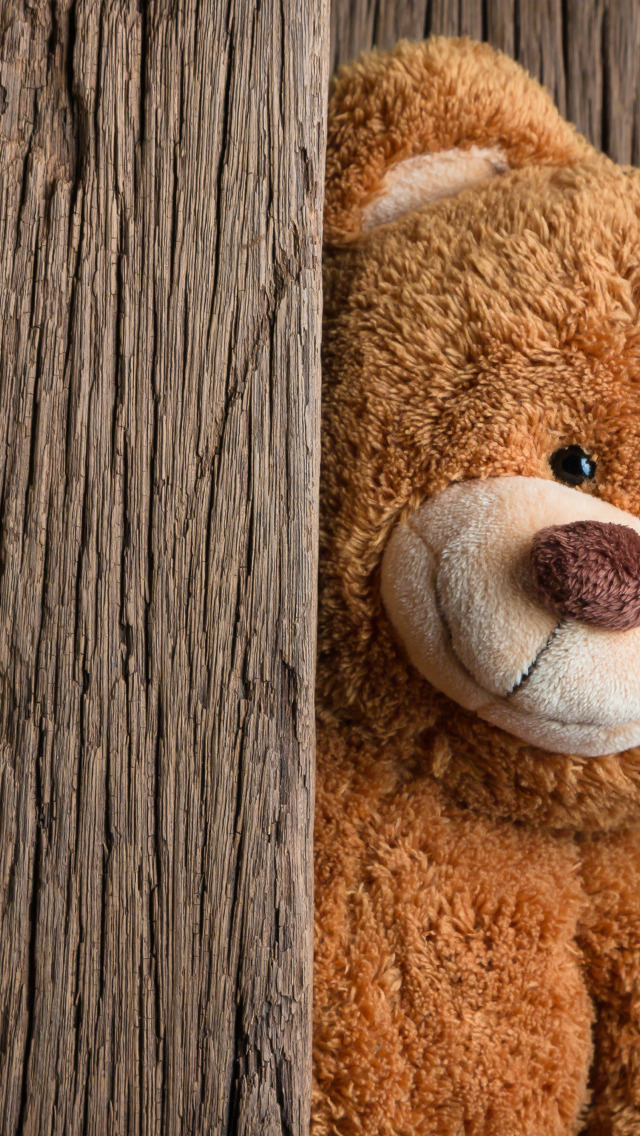 Download Wallpaper Toy, Bear, Bear, Wood, Teddy Bear, Cute.