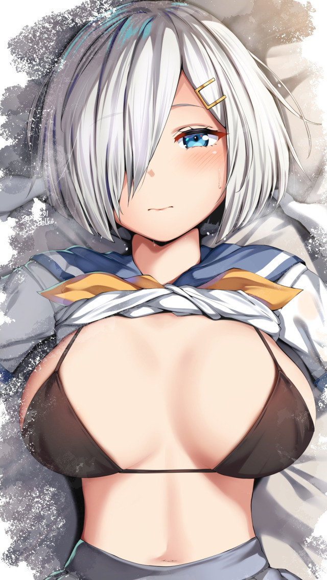 Download wallpaper girl, boobs, big, anime, soft, big boobs, babe, oppai,  section seinen in resolution 640x1136