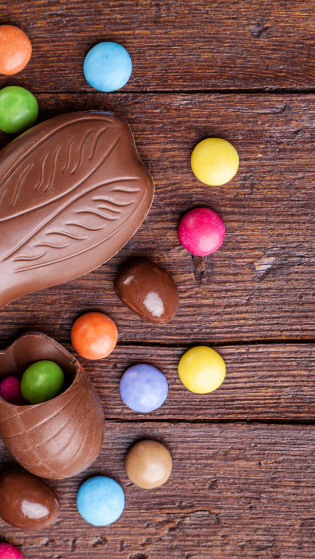 Happy Easter Eggs, Chocolate, Bunny