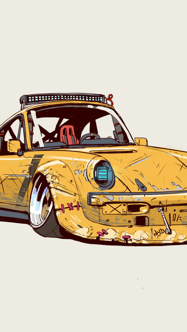 Porsche 911 CAR ' Poster by Anime manga | Displate