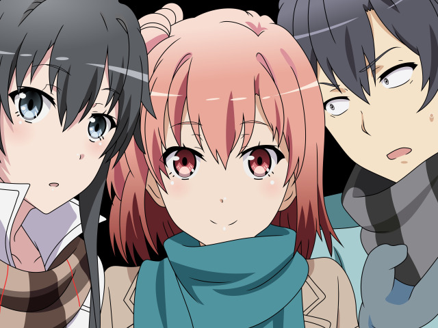 Wallpaper anime, asian, manga, bishojo, OreGairu, comedy, japonese, Yahari  Ore no Seishun Love Comedy wa Machigatteiru for mobile and desktop, section  сёдзё, resolution 8889x5000 - download