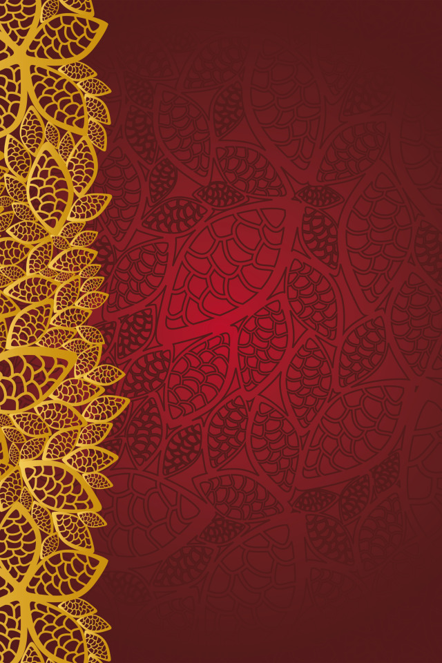 red and gold pattern backgrounds