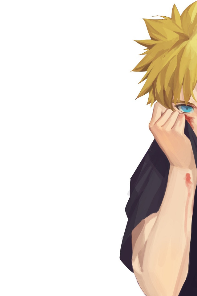 Download wallpaper blood, Naruto, Uzumaki Naruto, section shonen in ...