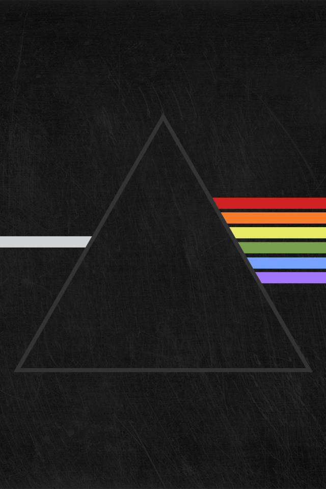 Download wallpaper Music, Triangle, Pink Floyd, Rock, Dark side of the ...