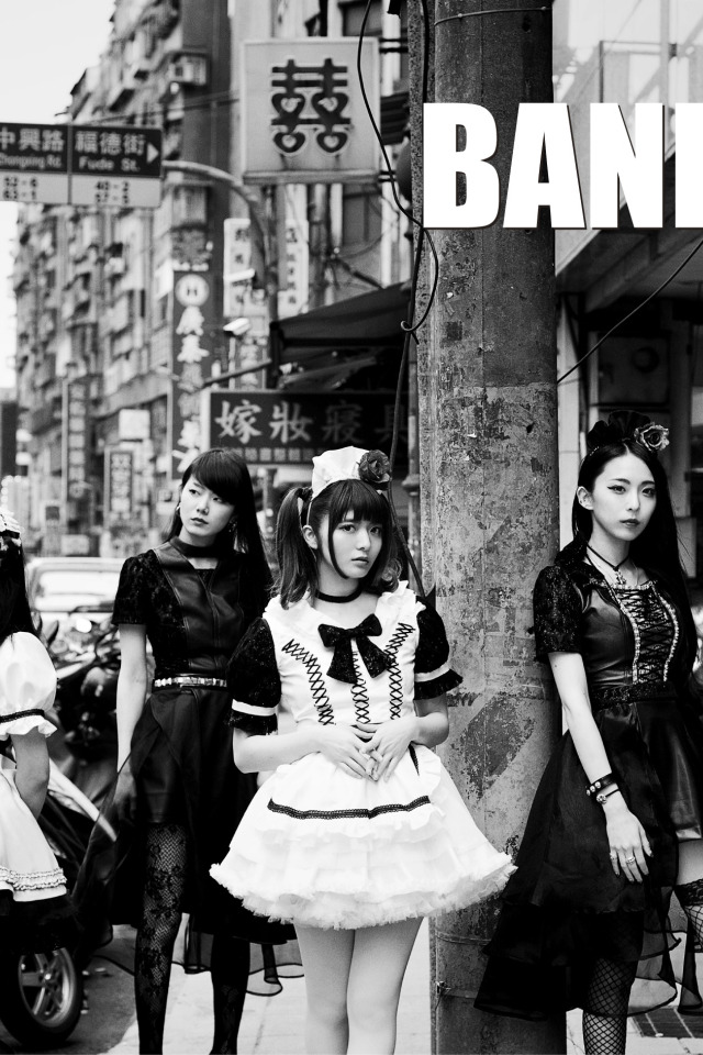 Download wallpaper city, black & white, street, Misa, j-rock, Kanami ...