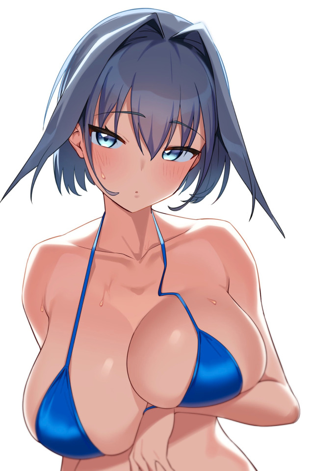 Download wallpaper girl, boobs, big, anime, soft, big boobs, babe, oppai,  section seinen in resolution 2048x2048