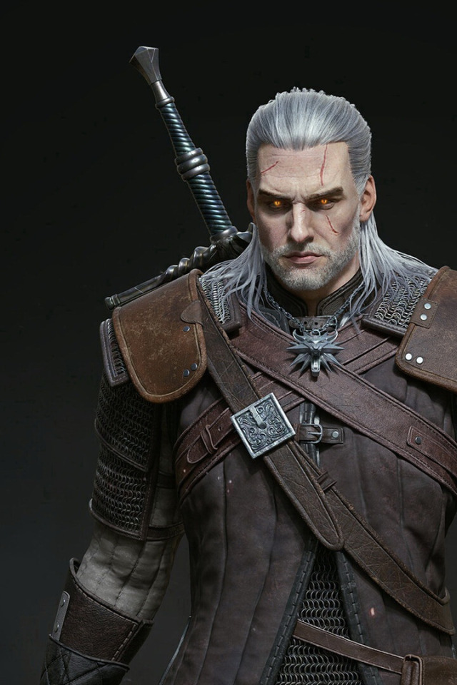 Download wallpaper the witcher, the Witcher, character, Geralt, Geralt ...