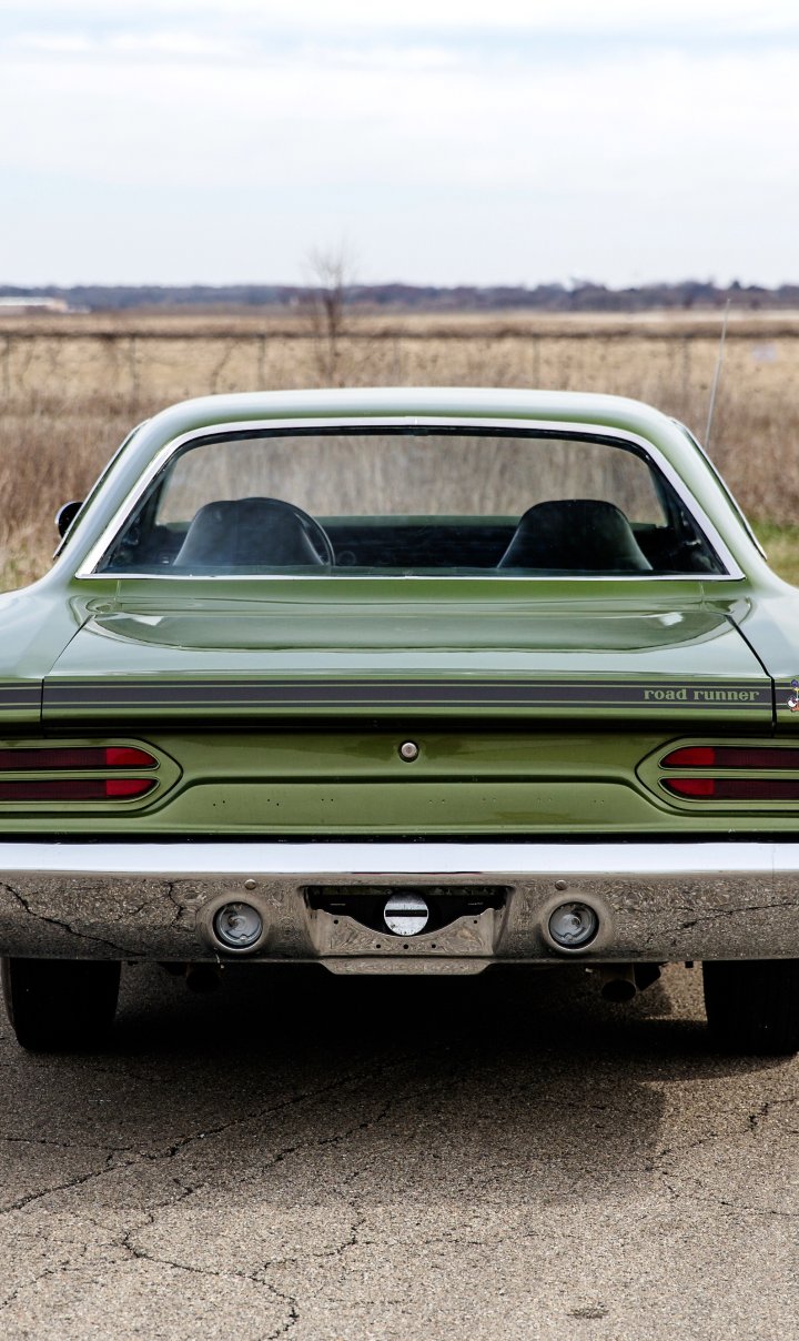 Download wallpaper 1970, Plymouth, Road Runner, Rear, Plymouth Road ...