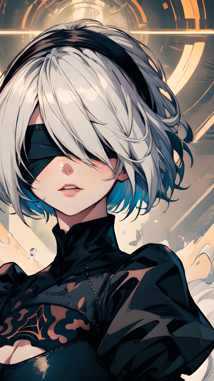 Download wallpaper girl, nier, nier automata, section games in ...