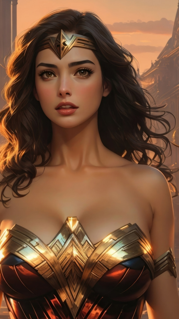 Download Wallpaper Ai Art Superheroes Wonder Woman Section Ai Art In Resolution 720x1280