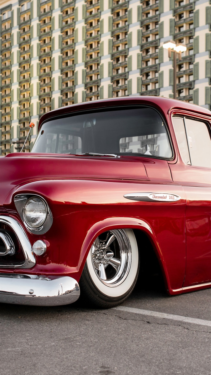 Download wallpaper retro, classic, Chevy 3100, section chevrolet in ...