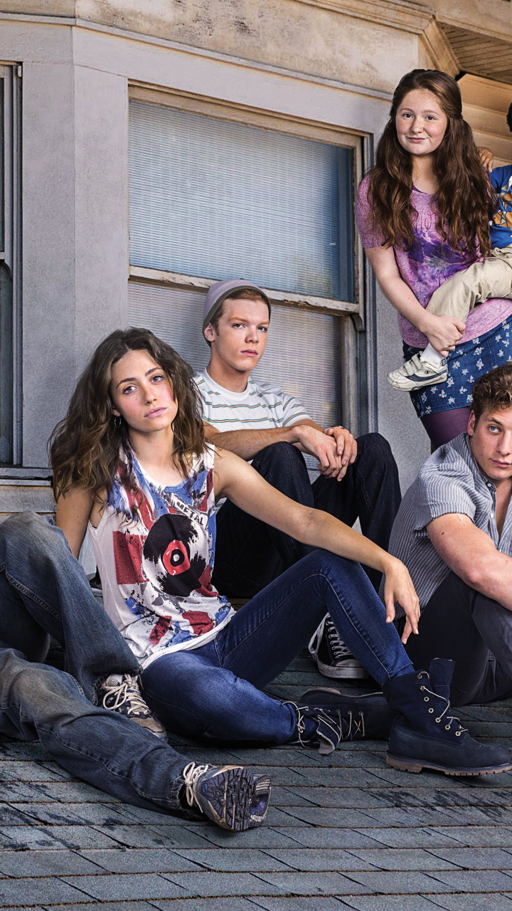 Download Wallpaper Emmy Rossum Shameless Jeremy Allen White Emma Kenney William H Macy