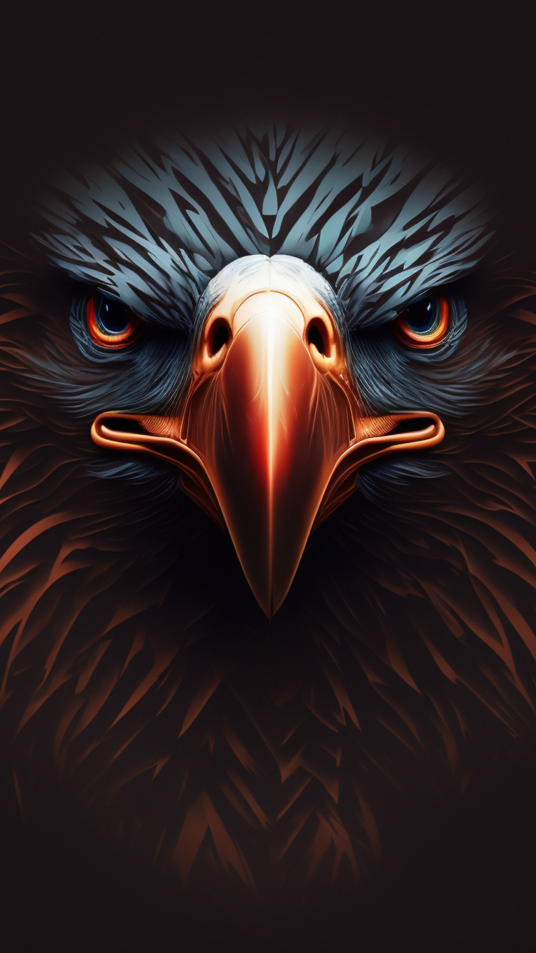 Download wallpaper wallpaper, Eagle, Art, Render, picture, Bird ...