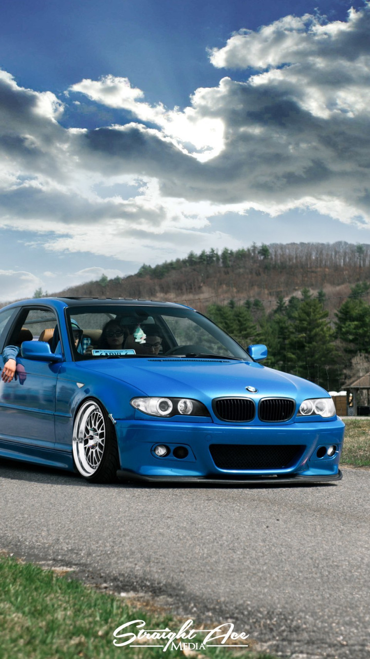 BMW e46 Tuning Blue