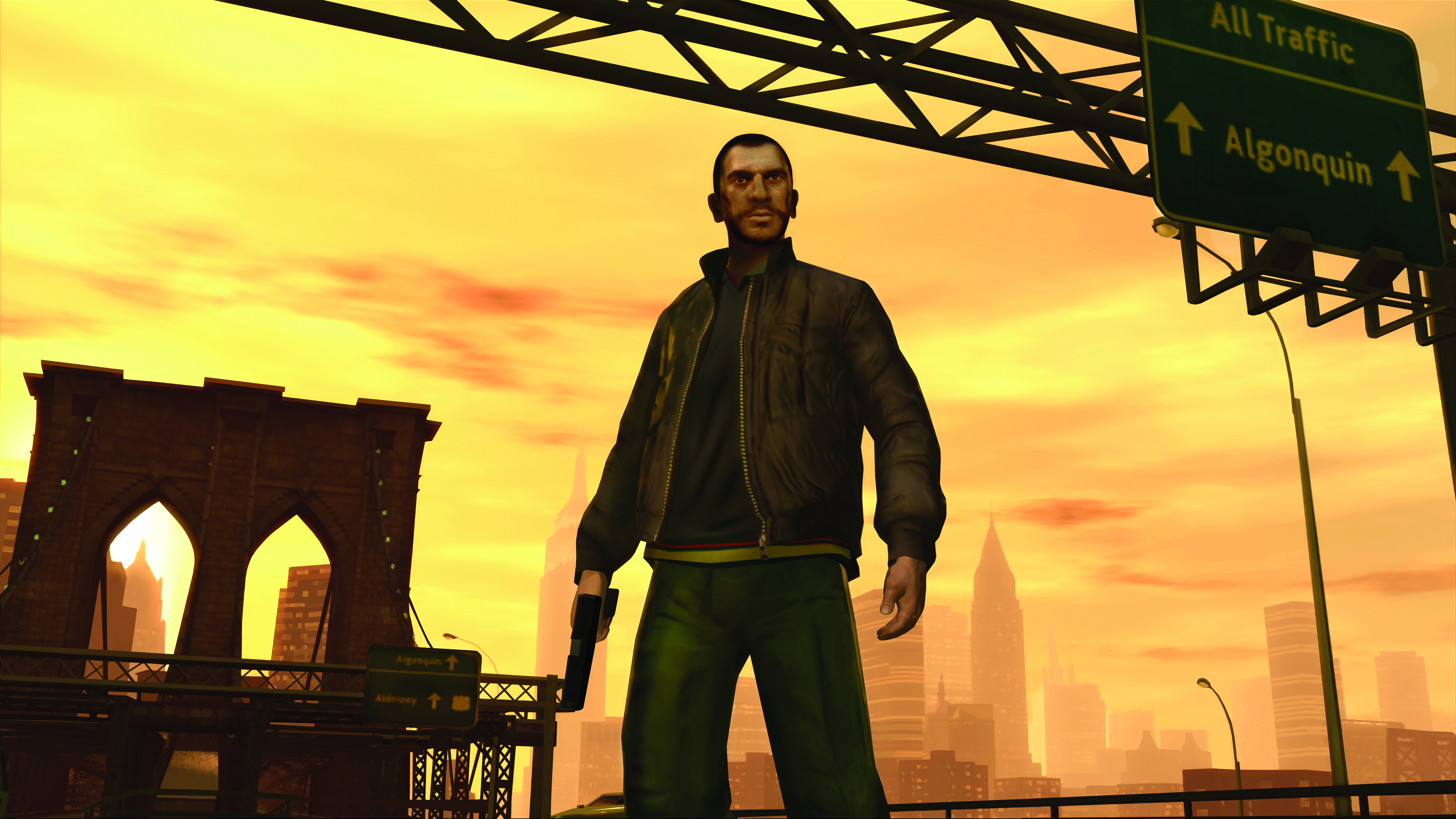 Wallpaper New York, Grand Theft Auto IV, Niko Bellic Wallpaper New York, Grand Theft Auto IV, Niko Bellic