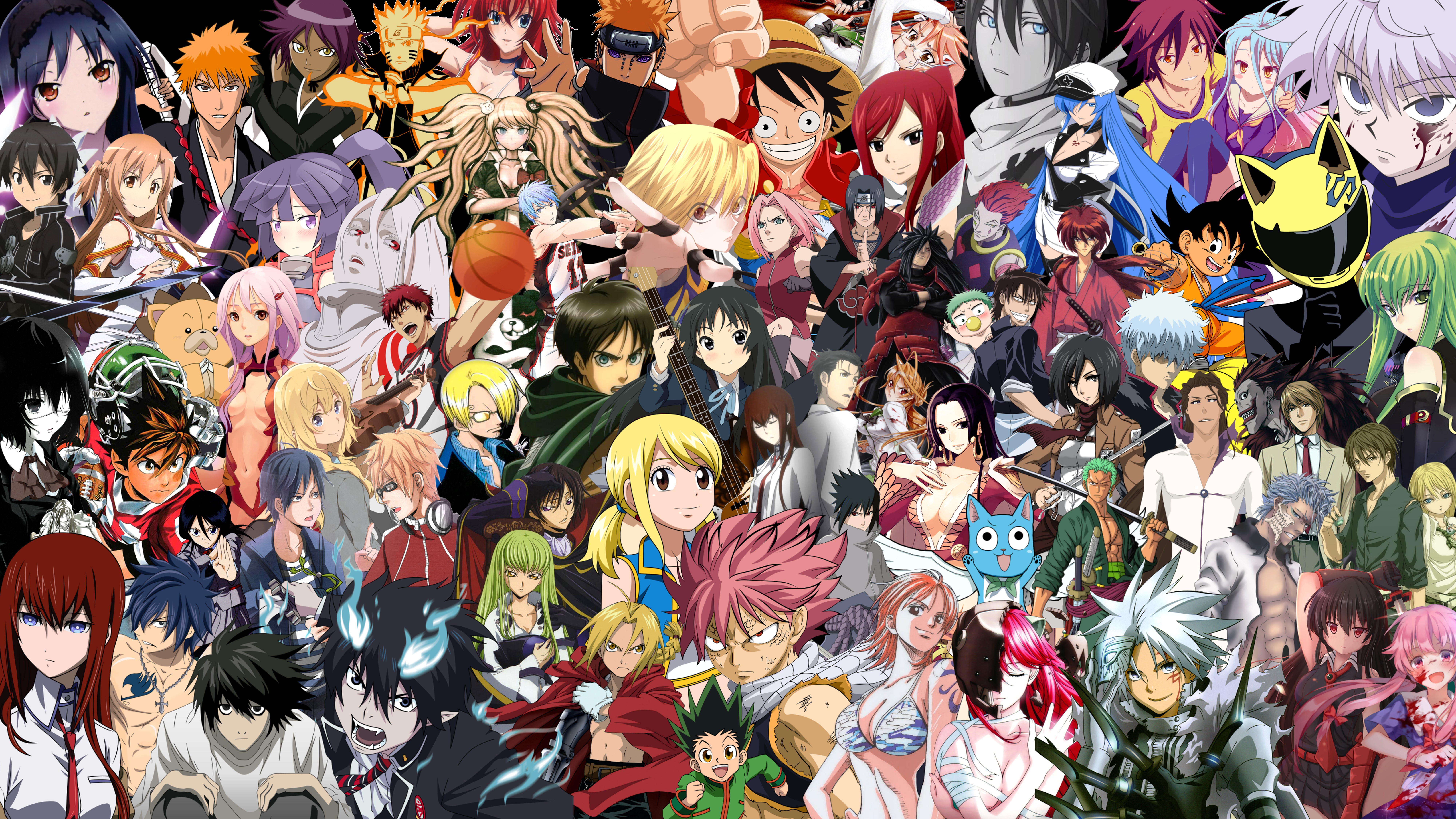 BLEACH, DEATH NOTE, NARUTO e NARUTO SHIPPUDEN