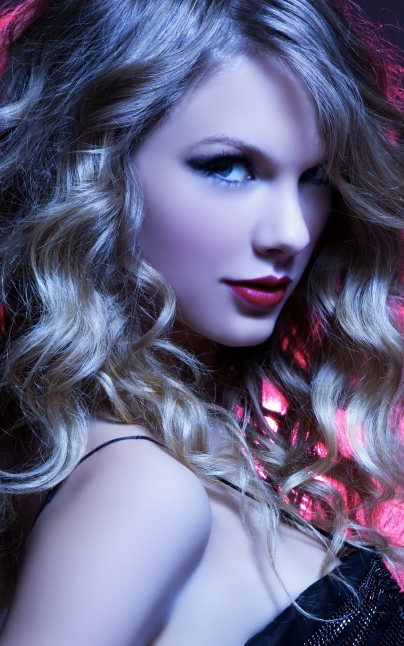 Download wallpaper look, curls, singer, Taylor Swift, Swift Taylor ...