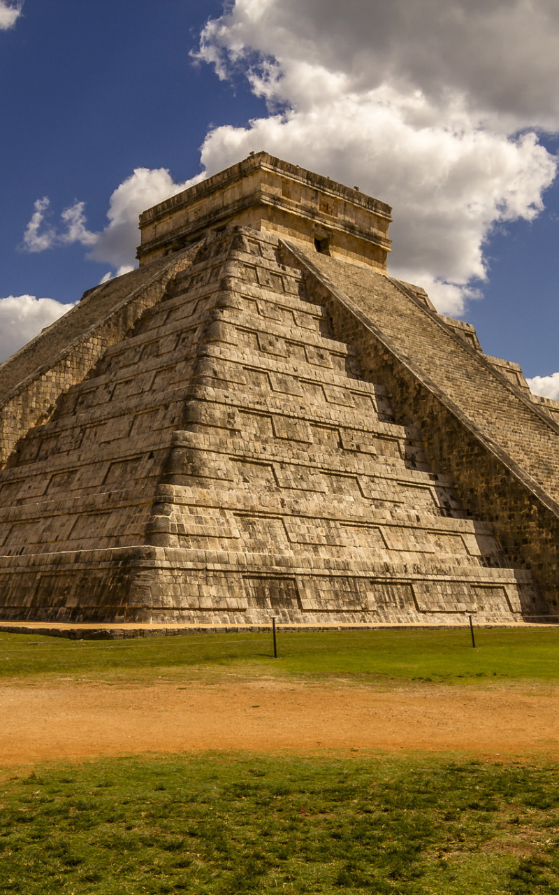 Download wallpaper Mexico, Maya, pyramid, Chichen Itza, Chichen Itza ...